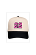 3D Puff Front Hat- Player Numbers