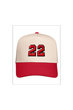 3D Puff Front Hat- Player Numbers